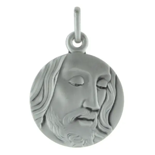 Médaille de Jésus Christ en Argent avec Gravure Personnalisée