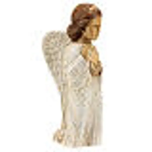 Ange crèche d'Autun peinte Bethléem 15 cm