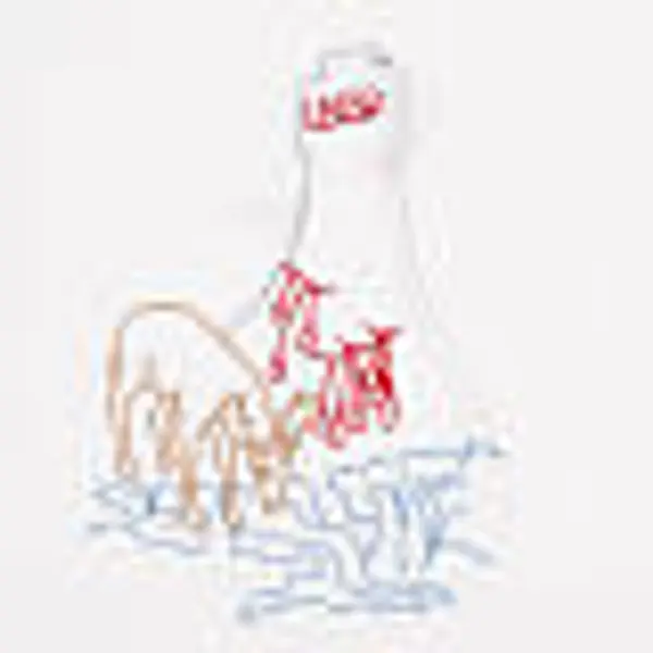 Linge d'autel croix saignant cerf à la source