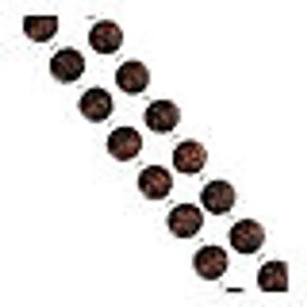 Chapelet Mural, grains ronds incises
