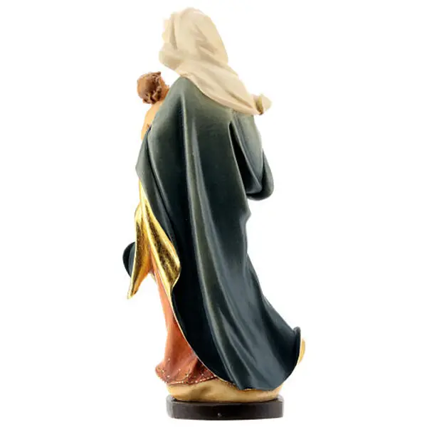 Statue Notre-Dame Mauch bois peint Val Gardena 25-30-40 cm