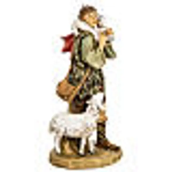 Berger avec mouton crèche Fontanini 65 cm résine