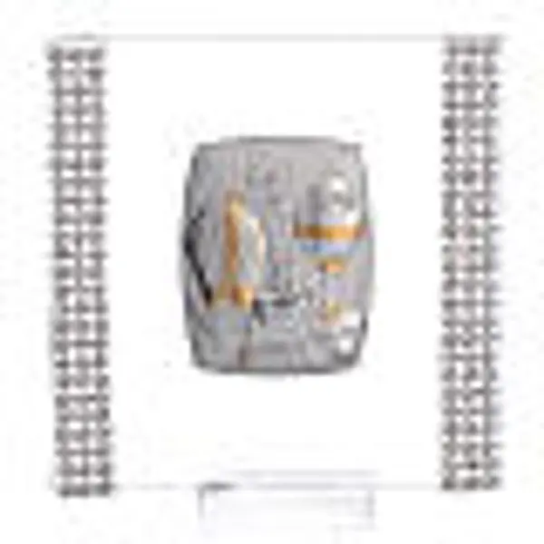 Bonbonnière Argent et strass 7x7 cm