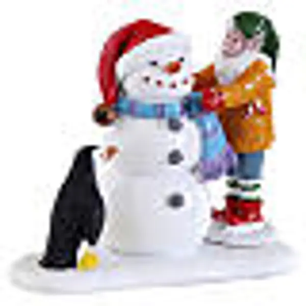 Building a Snowman figurine Lemax Santa's Wonderland 5x5x3 cm - 22134
