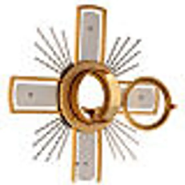 Ostensoir croix et Marie