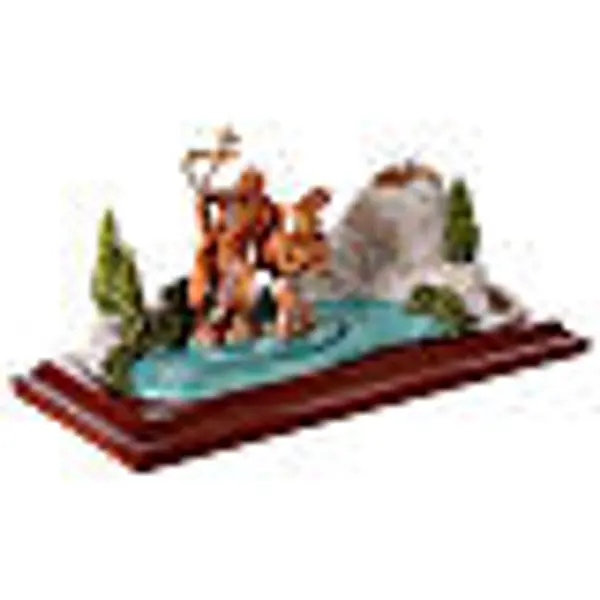 Scène Baptême de Jésus santons crèche de Pâques Fontanini 12 cm