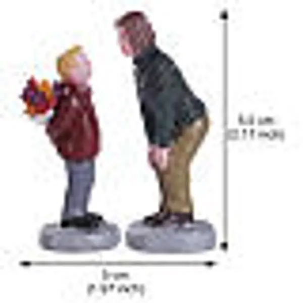 For Mom set 2 pièces statuette Lemax 6x5x2 cm - 82581