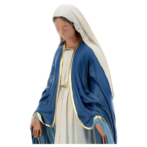Immaculée Conception statue 50 cm plâtre peint Barsanti
