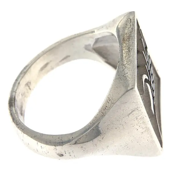 Bague réglable épi argent 925 homme Collection HOLYART