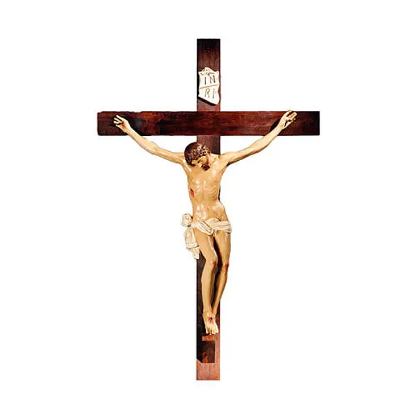 Crucifix bois résine Lando Landi 240 cm