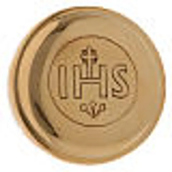 Custode à hosties laiton doré