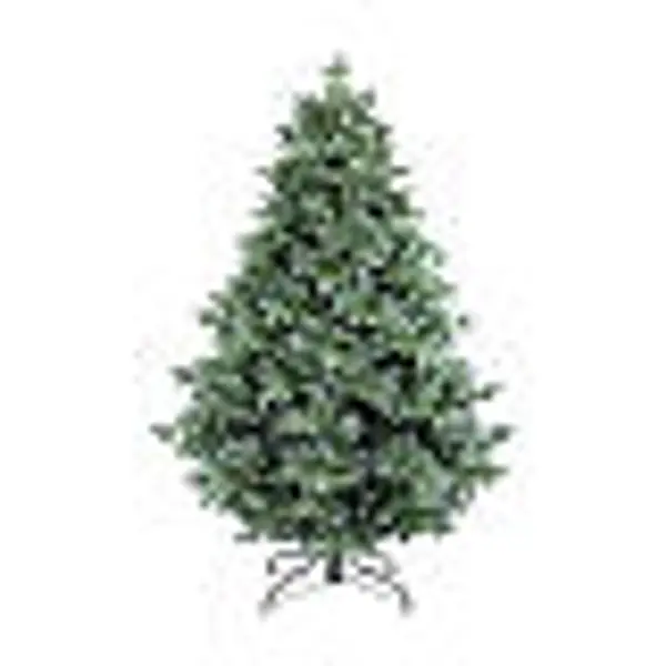 Sapin de Noël Po 180 cm base effet véritable tronc Poly Feel Real