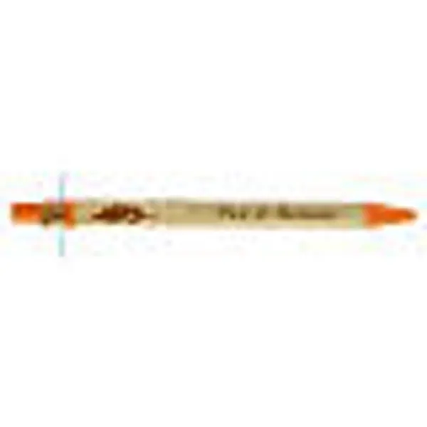 Stylo à bille écologique Tau monastère des Clarisses finition orange