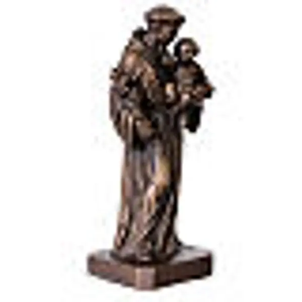 Statue Saint Antoine en bronze 20 cm
