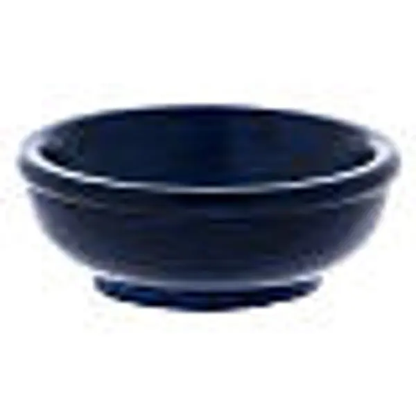 Bol à encens stéatite bleu cobalt 8 cm