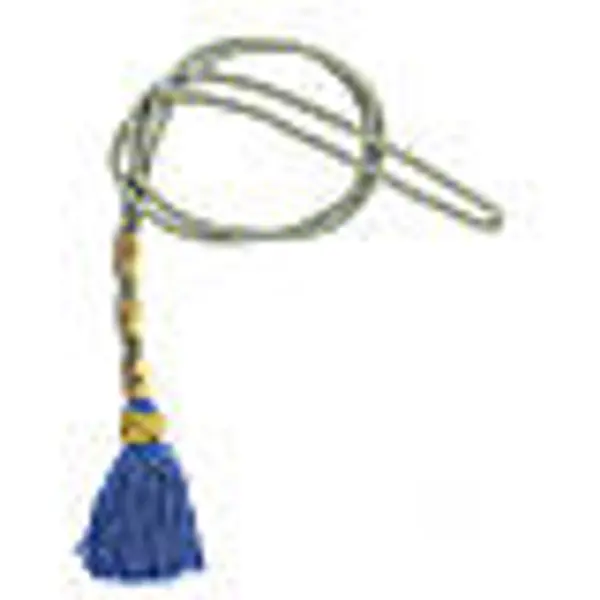 Cordon pour croix pectorale bleu et or