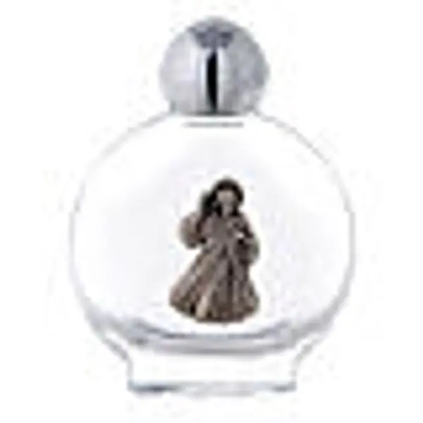 Flacon rond 15 ml pour eau bénite Christ Miséricordieux (50 pcs) verre