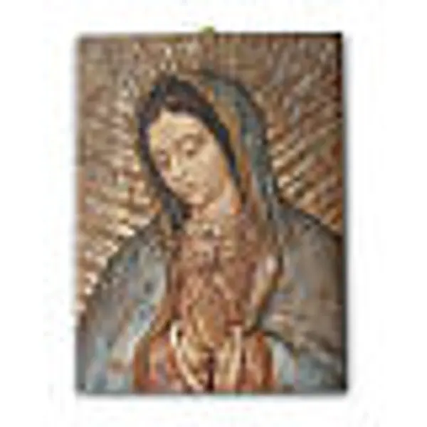 Cadre sur toile Buste de la Vierge de Guadeloupe 25x20 cm