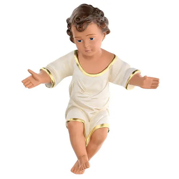 Enfant Jésus 36 cm pour crèche de 80 cm plâtre Arte Barsanti