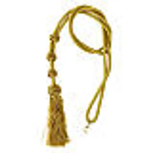 Cordon croix pectorale pour évêque or noeud Salomon