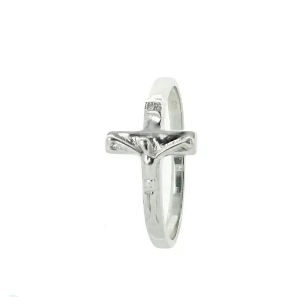 Bague Croix du Christ en Argent