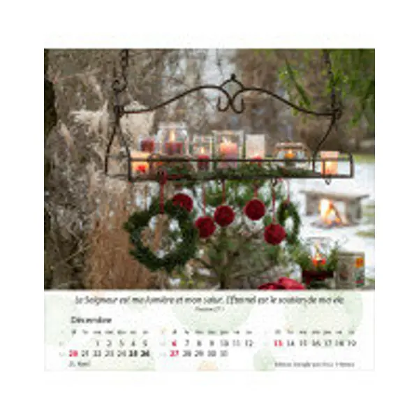 Calendrier Jardins 2027