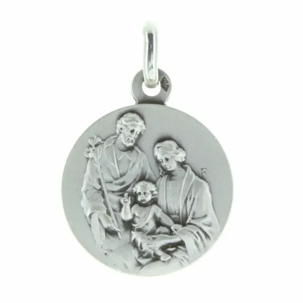 Médaille de la Sainte Famille en Argent 18mm