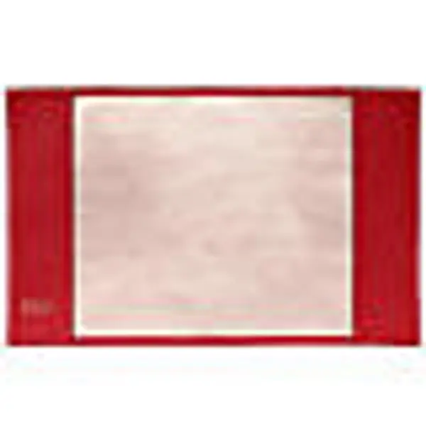 Couverture lectionnaire temps forts rouge cuir véritable impression sur tranche