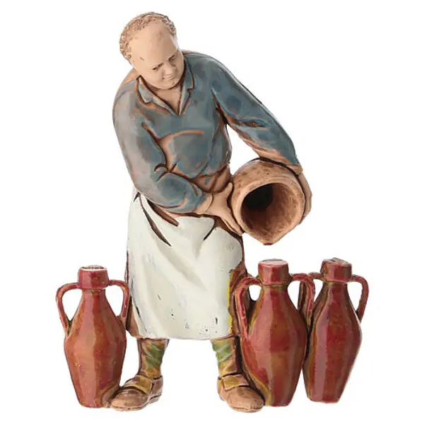 Vendeur de vin crèche Moranduzzo 10 cm