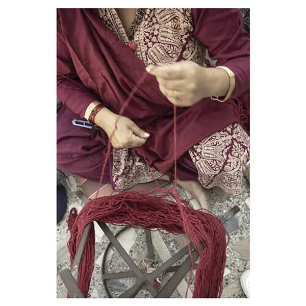 Ange Gry & Sif avec lyre en laine, 10 cm