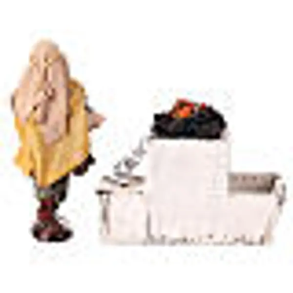 Scène forgeron 10 cm crèche napolitaine terre cuite