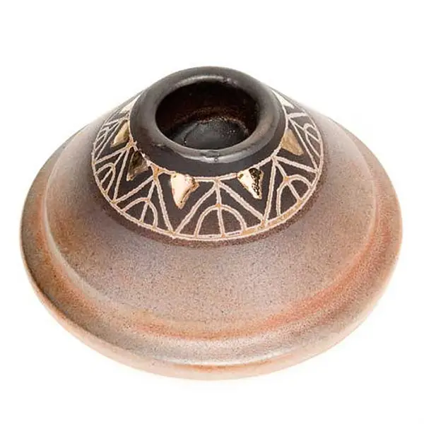 candélabre rond, petite taille, céramique