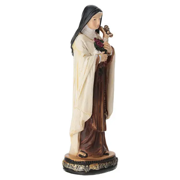 Statue peinte Sainte Thérèse de Lisieux 20 cm