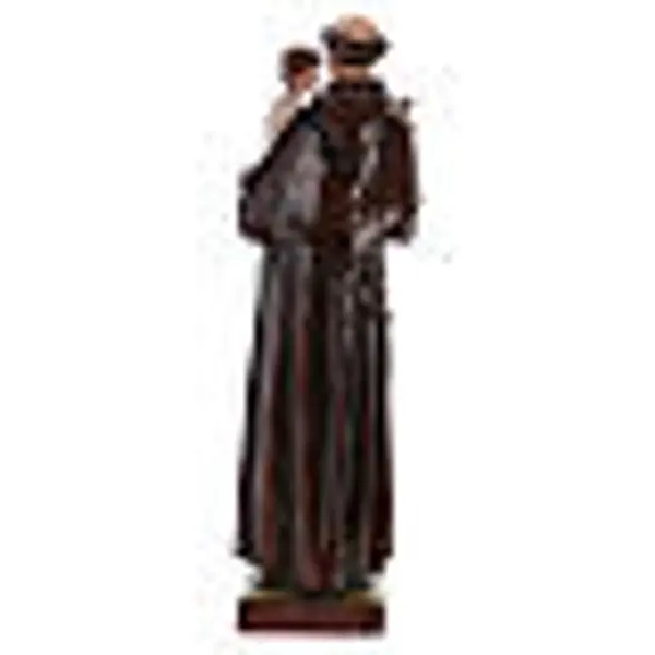 Saint Antoine de Padoue en fibre de verre de 65 cm POUR EXTÉRIEUR