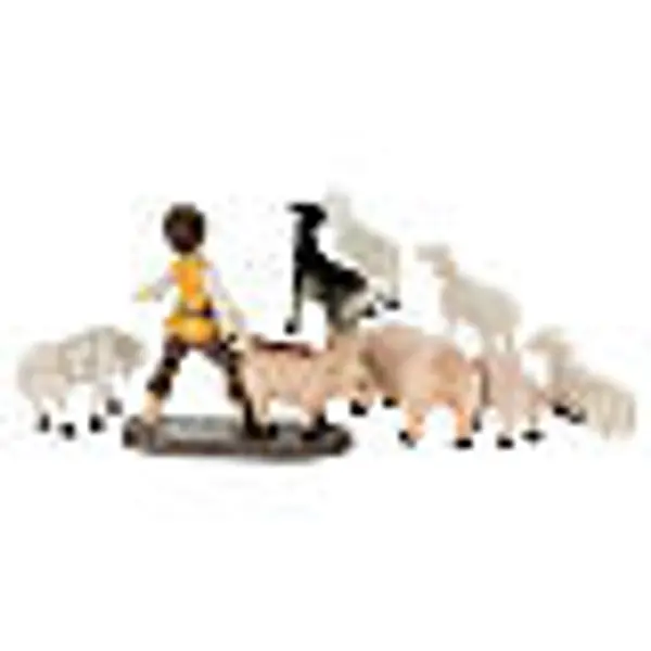 Set berger avec moutons et cochons crèche