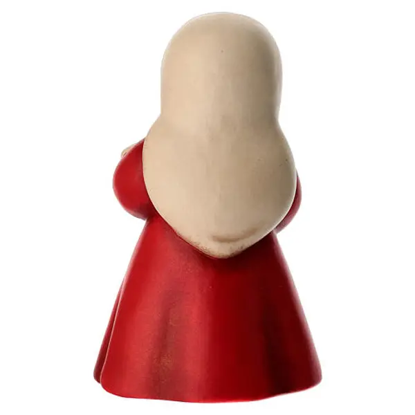 Paysanne avec lapin THUN pour Crèche Classique rouge