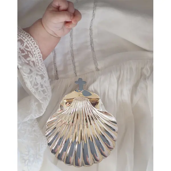 Coquille de baptême en Argent 925
