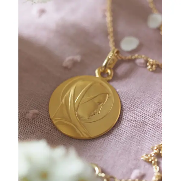 Médaille Virgo Maria | Or 18 carats