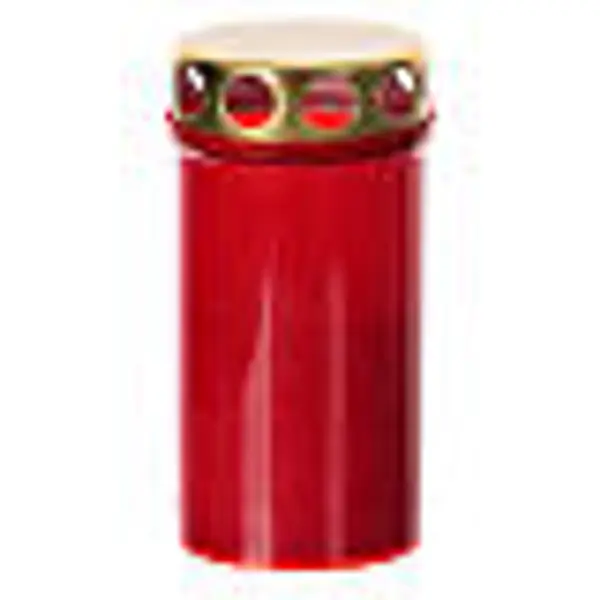 Veilleuse votive rouge avec protection pluie