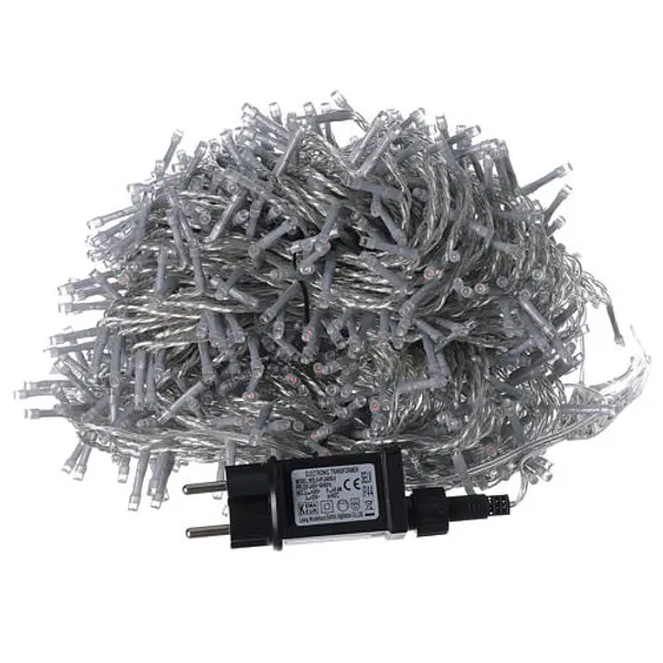 Guirlande LED lumières Noël 1000 multicolores 50 m int/ext