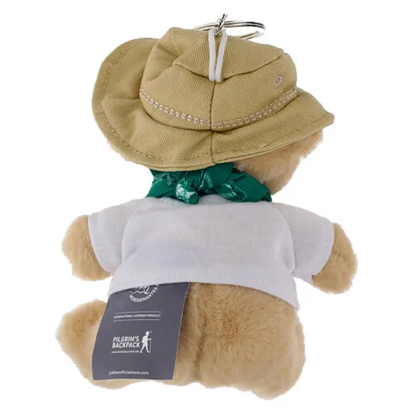 Porte-clé peluche 7 cm Jubilé 2025 kit du pèlerin