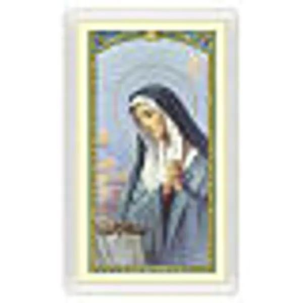 Image dévotion Notre-Dame des Douleurs Prière ITA 10x5 cm