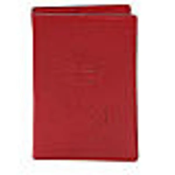 Couverture Bible Jérus. cuir rouge Ancre du Salut