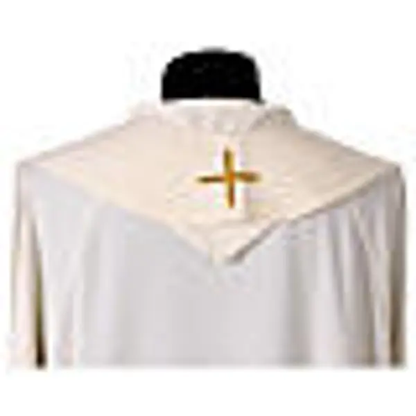 Chasuble broderie Sacré-Coeur fil or