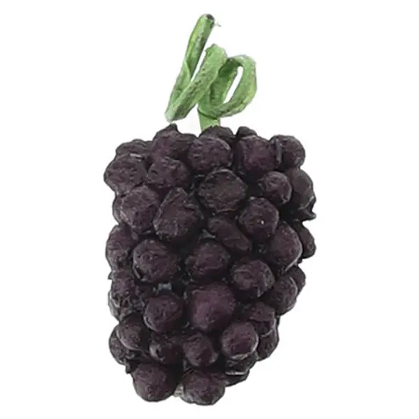 Paire de grappes de raisin noir pour crèche 8 cm 2x1 cm