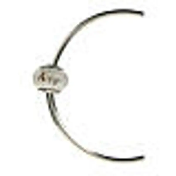 Pendentif passant pour bracelets colliers Ave Maria verre Murano argent 925