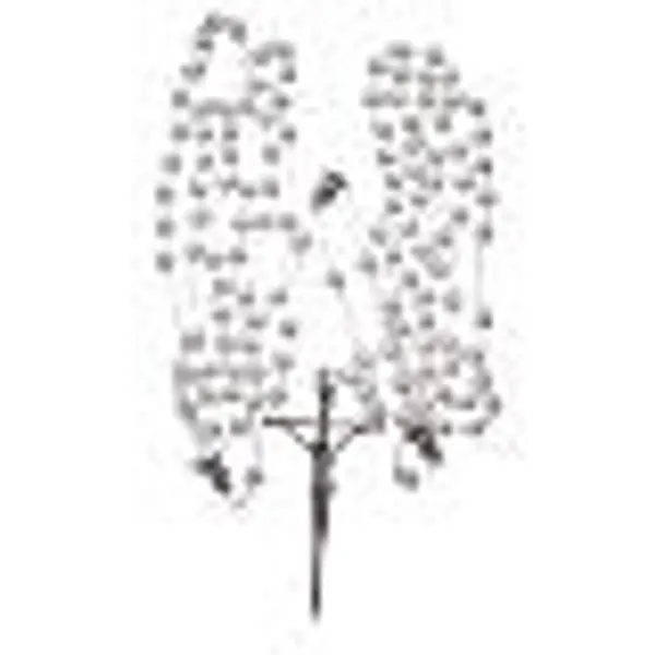 Chapelet double pour mariage avec grains imitation nacre