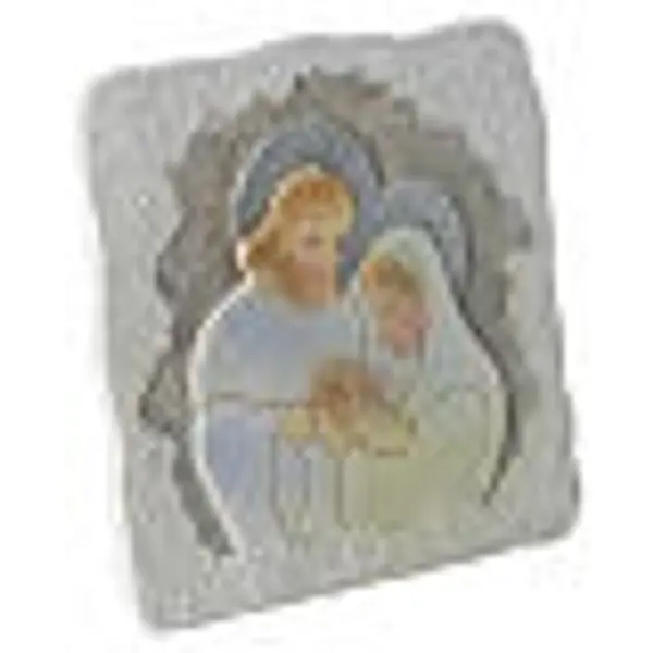 Cadre souvenir couleur Sainte Famille 10x10 cm