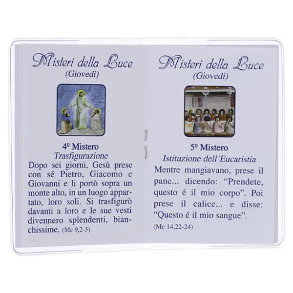 Mini-livret du Saint Rosaire Saint Carlo Acutis ITA