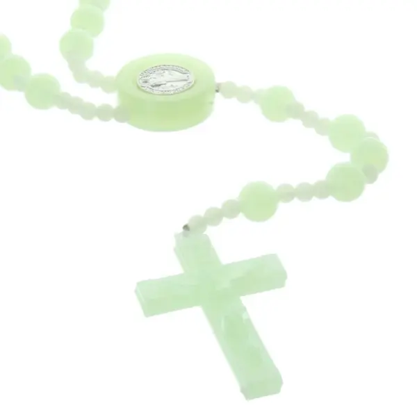 Glow-in-the-dark Saint Benedict rosary